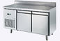 2 / 3 / 4 Doors Commercial Undercounter Fridge CE Approved Stainless Steel Work Bench R290 Fridge Available