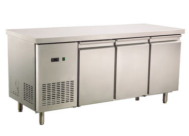 2 / 3/4 do CE comercial do refrigerador de Undercounter das portas refrigerador de aço inoxidável aprovado do banco de trabalho R290 disponível