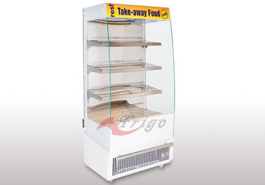 Controle de Digitas disponível da prateleira de madeira aberta compacta do refrigerador das vitrinas do serviço do auto